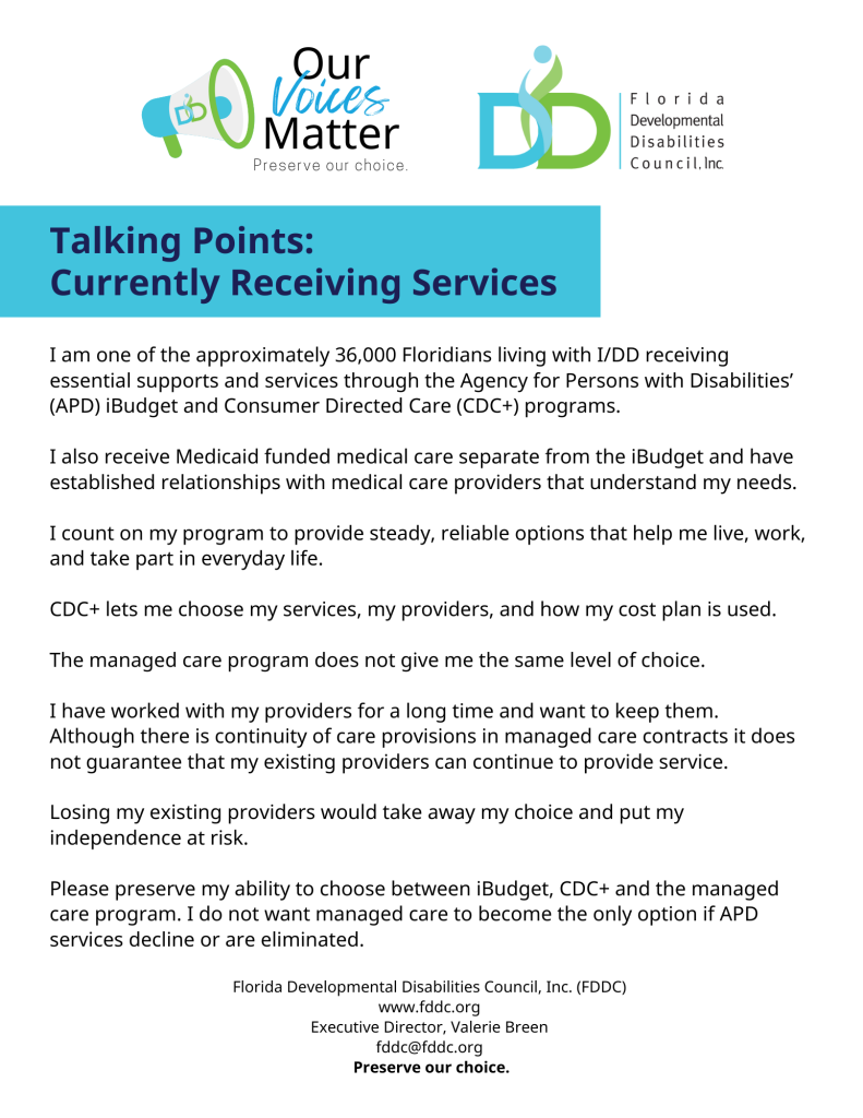 Talking Points Version 1 Enrolled FRONT