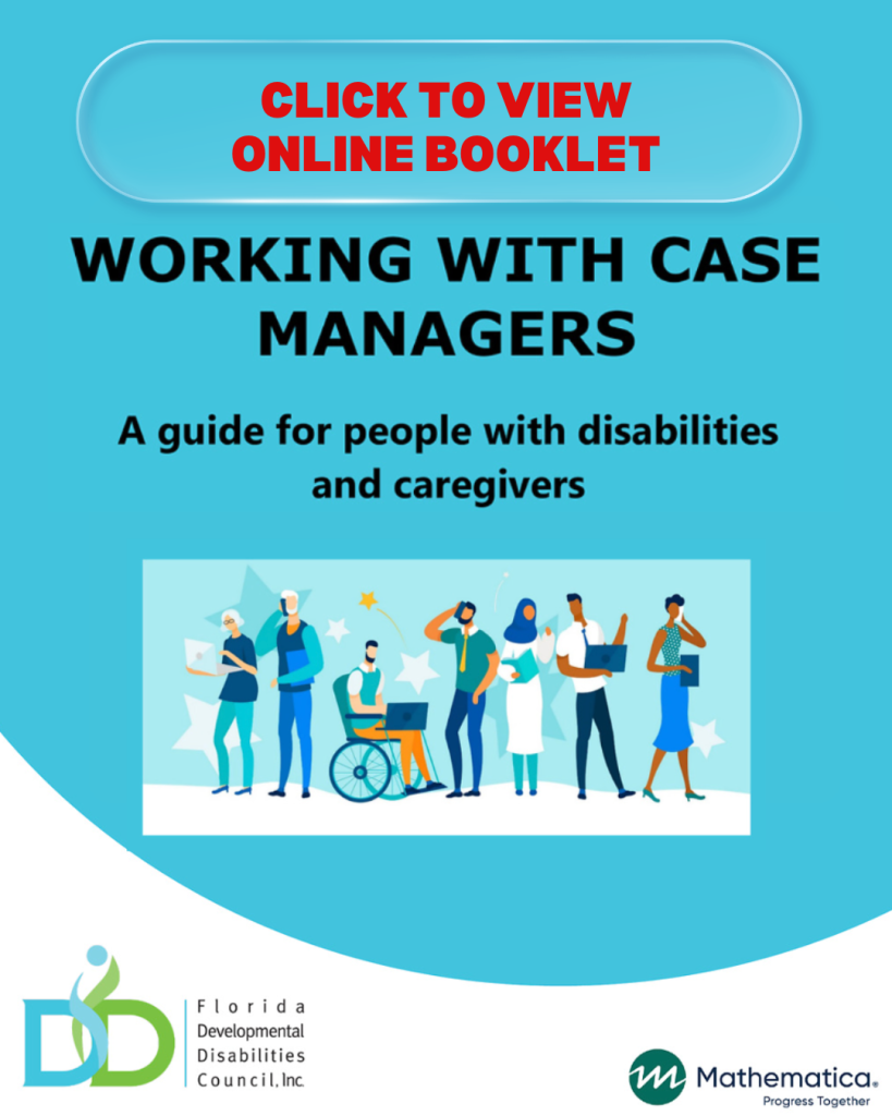 Click to View Working With Case Managers Online Booklet